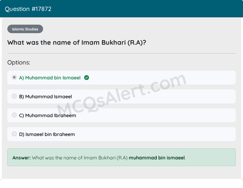 Question Screenshot