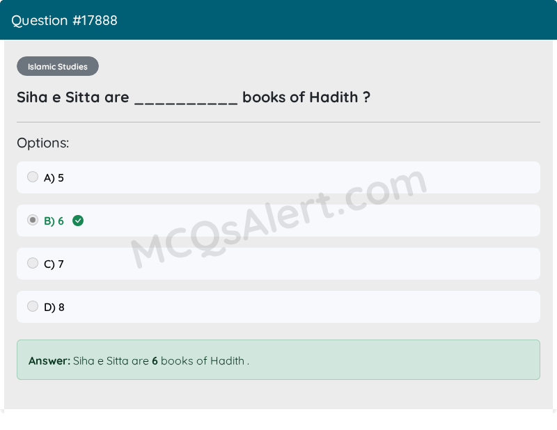 Question Screenshot