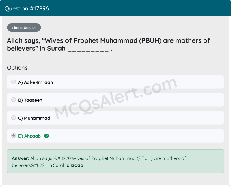 Question Screenshot