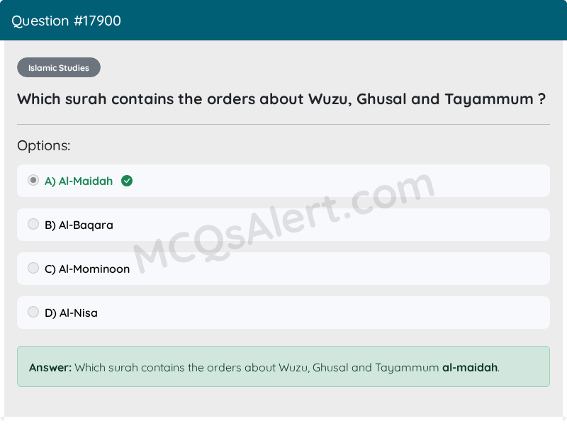 Question Screenshot