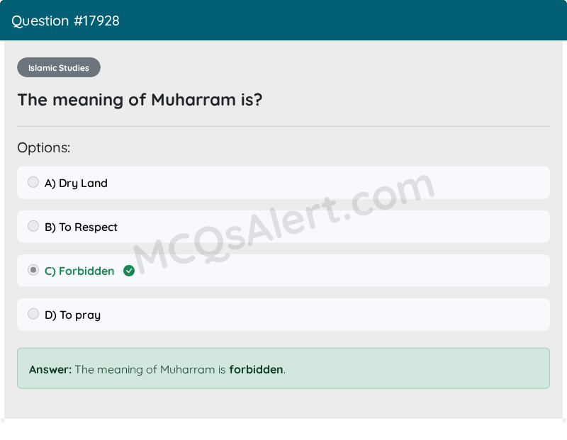 Question Screenshot