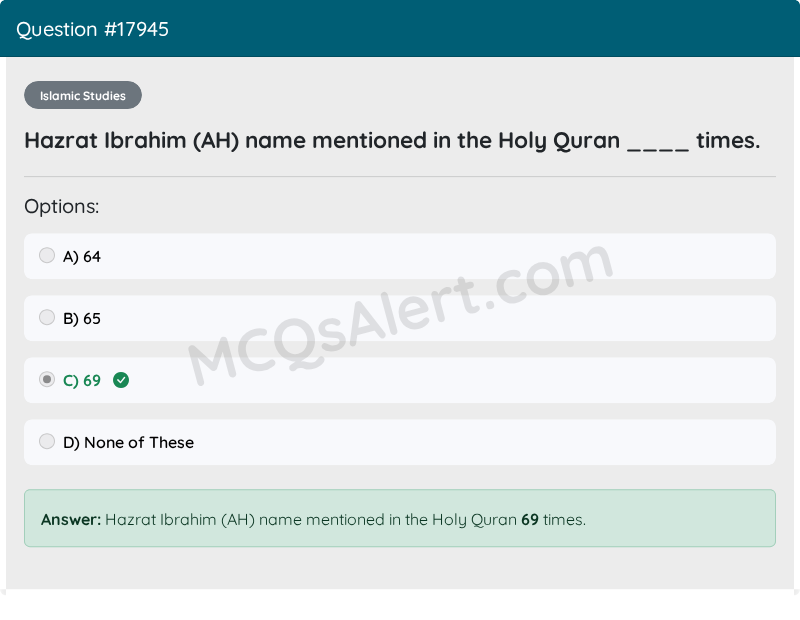 Question Screenshot