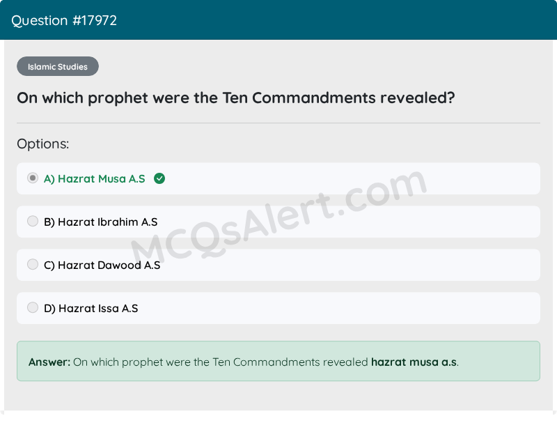 Question Screenshot