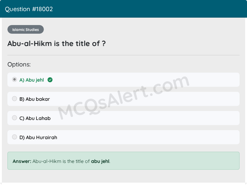 Question Screenshot