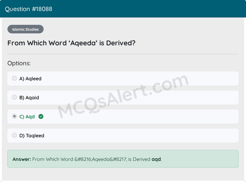 Question Screenshot