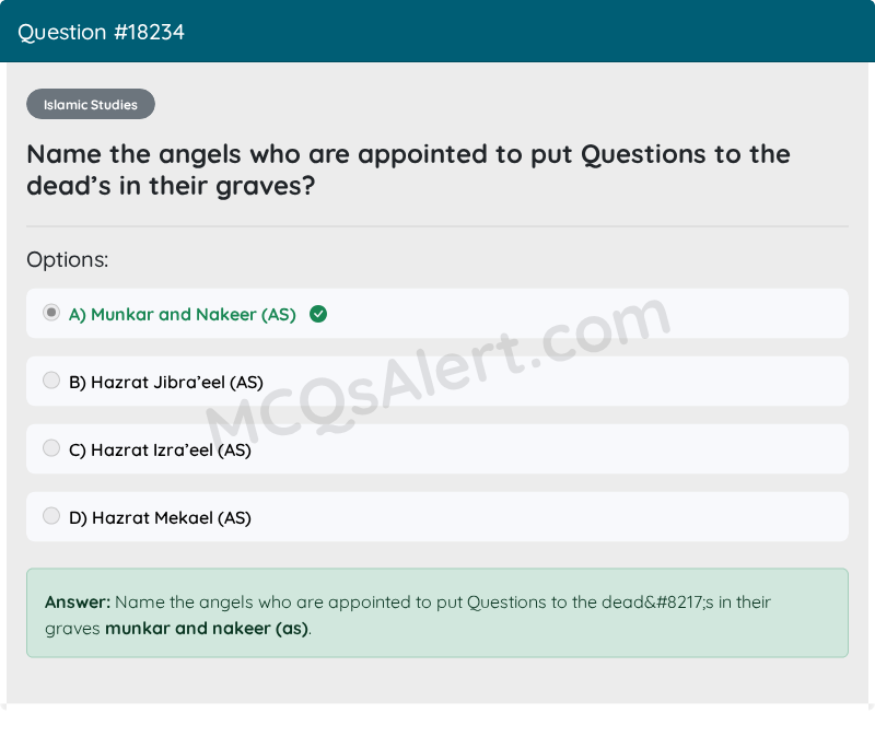 Question Screenshot