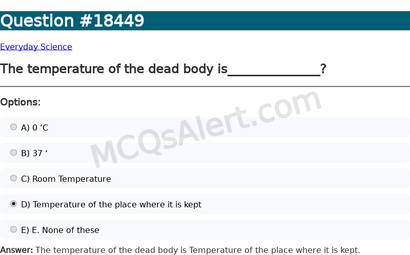 Question Screenshot