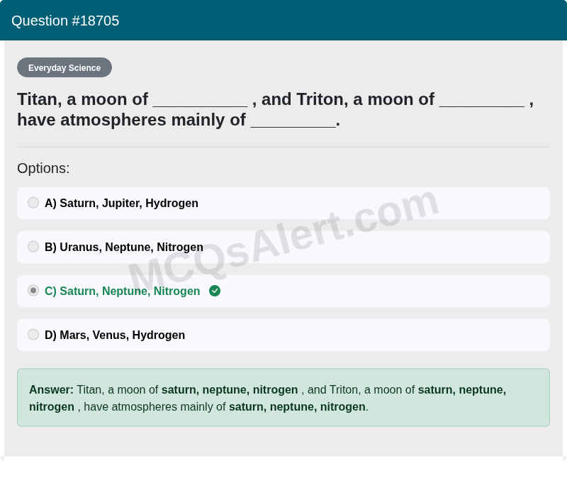 Question Screenshot
