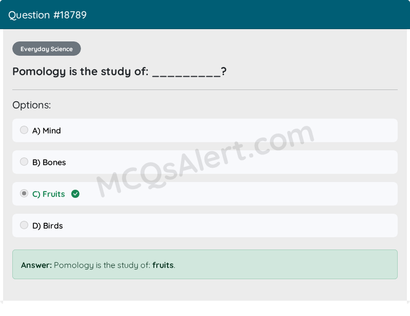 Question Screenshot