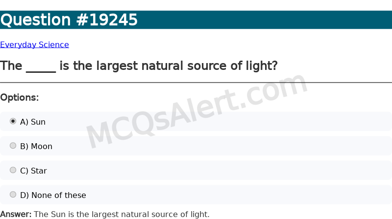 Question Screenshot