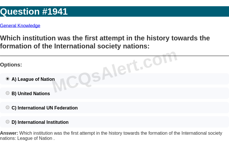 Question Screenshot