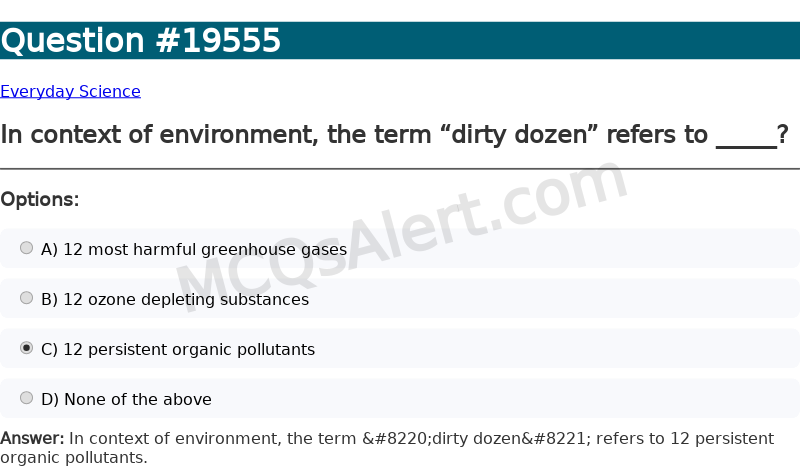 Question Screenshot