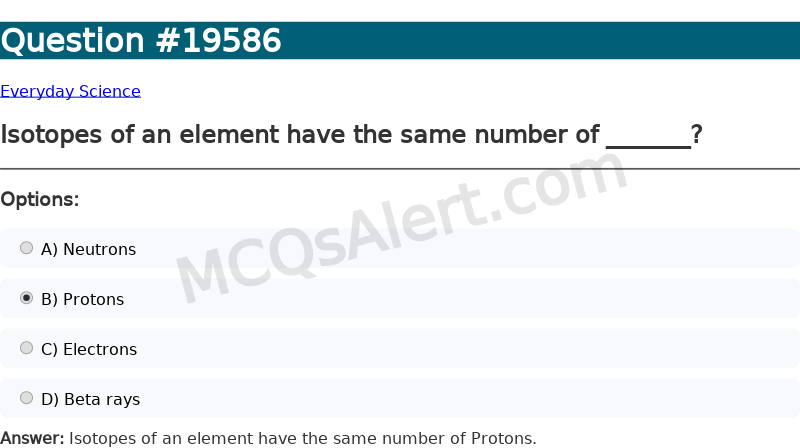 Question Screenshot