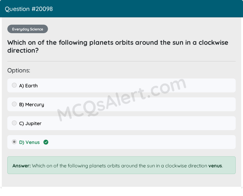 Question Screenshot