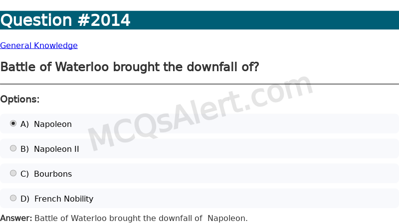 Question Screenshot