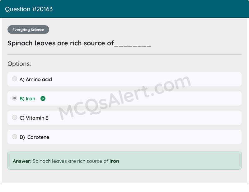 Question Screenshot