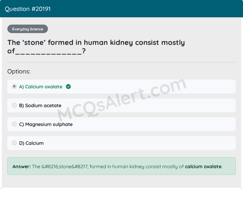 Question Screenshot