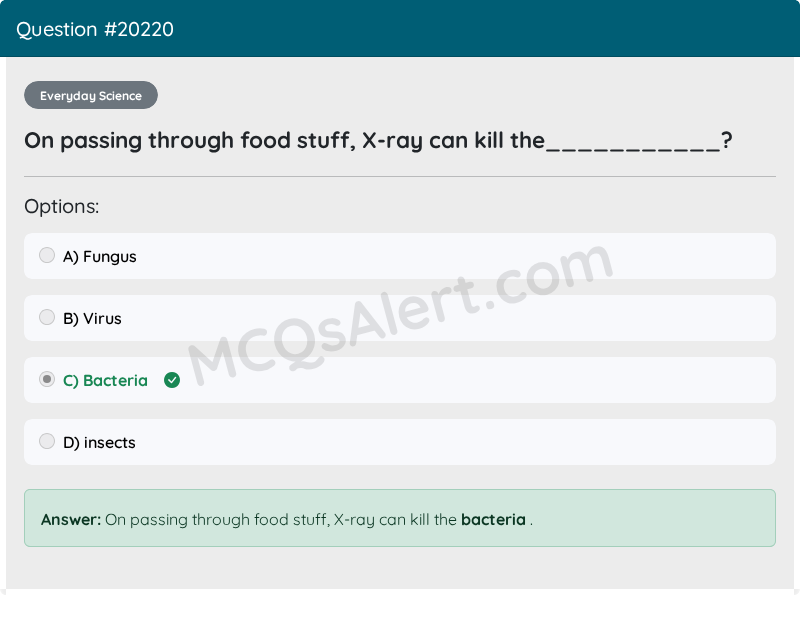 Question Screenshot