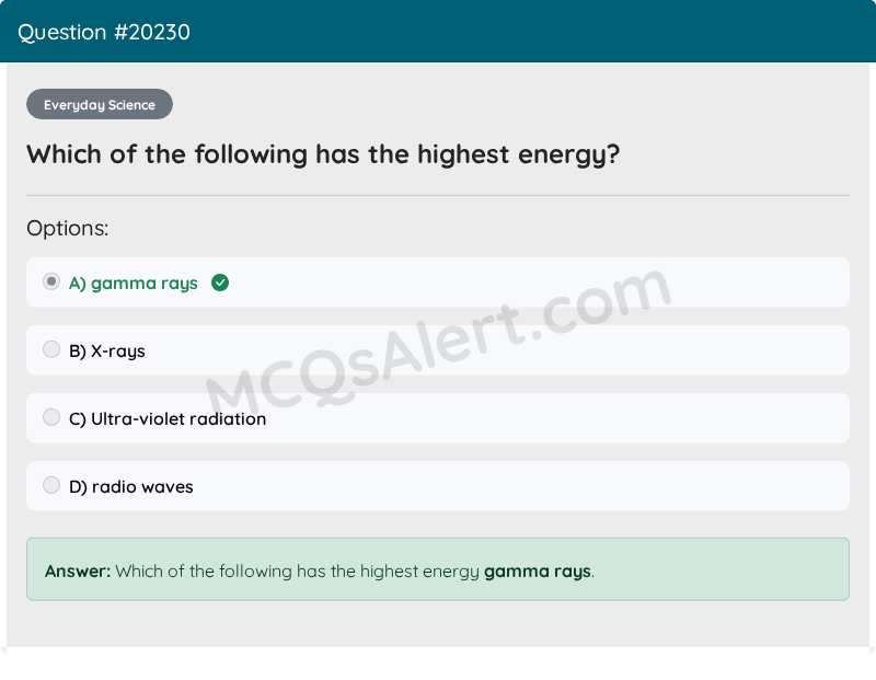 Question Screenshot