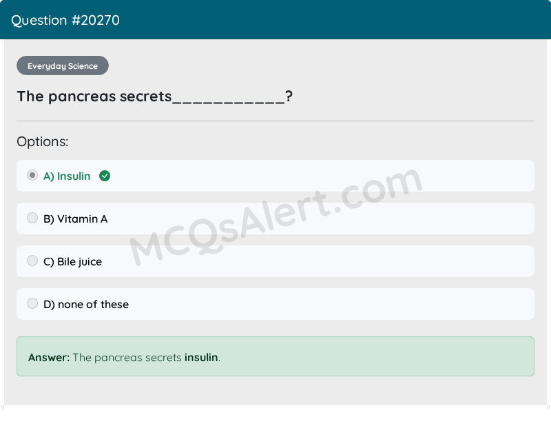 Question Screenshot