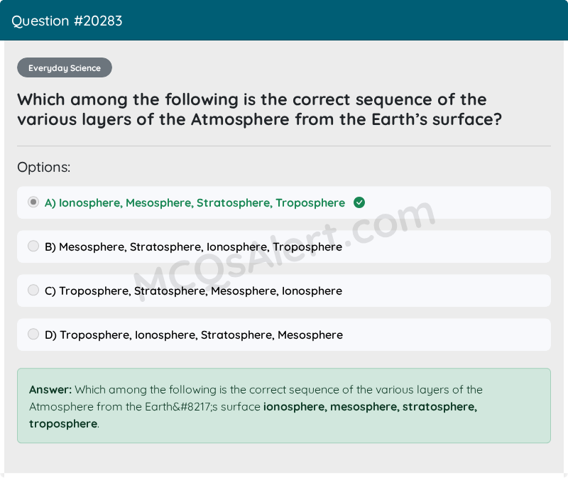 Question Screenshot