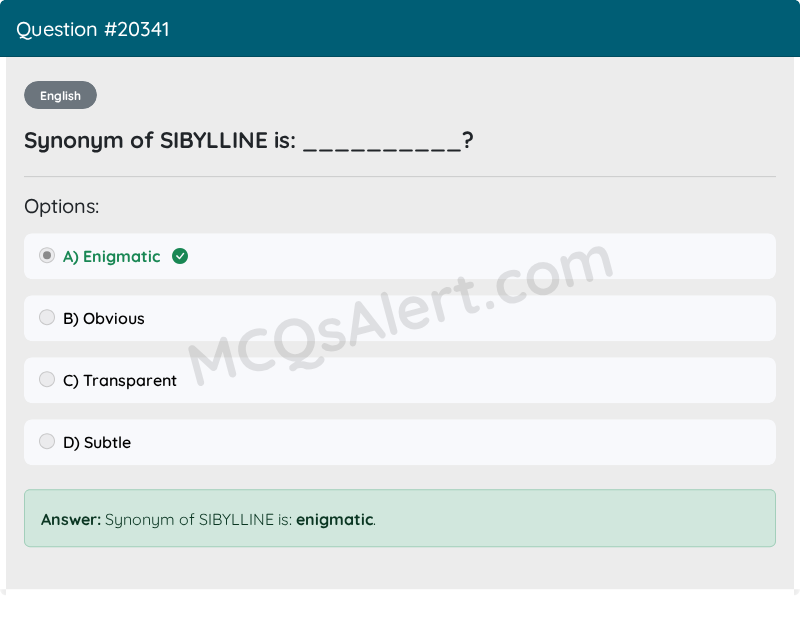 Question Screenshot