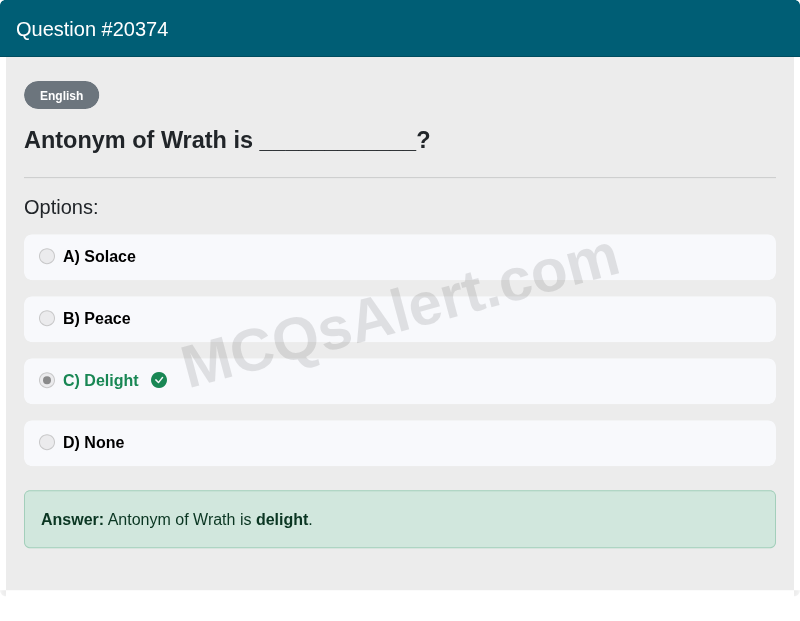 Question Screenshot