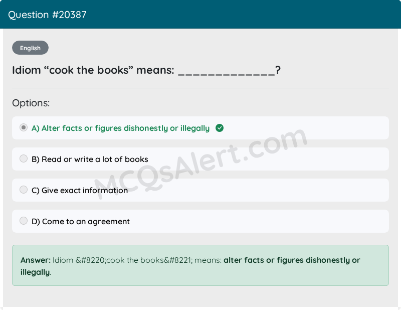 Question Screenshot