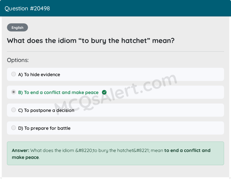 Question Screenshot