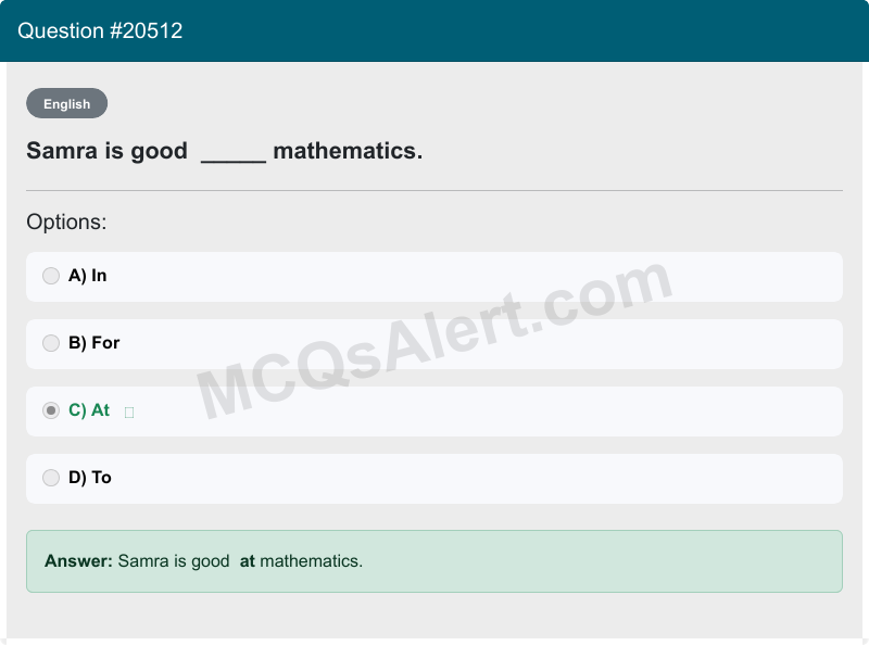 Question Screenshot