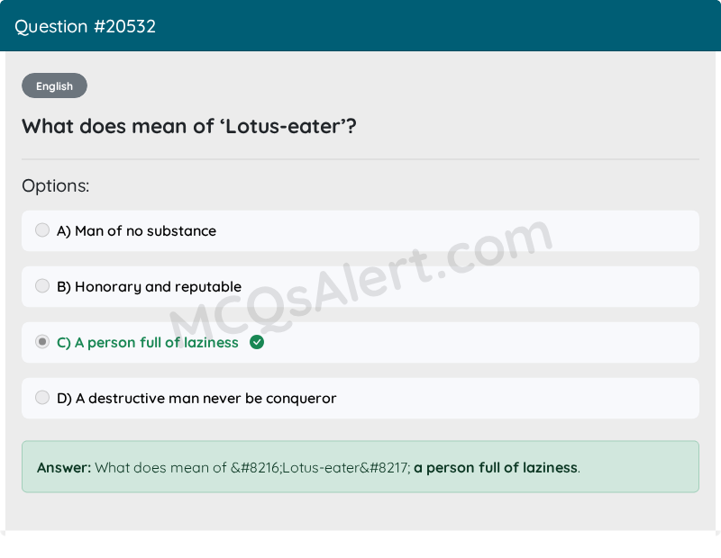 Question Screenshot