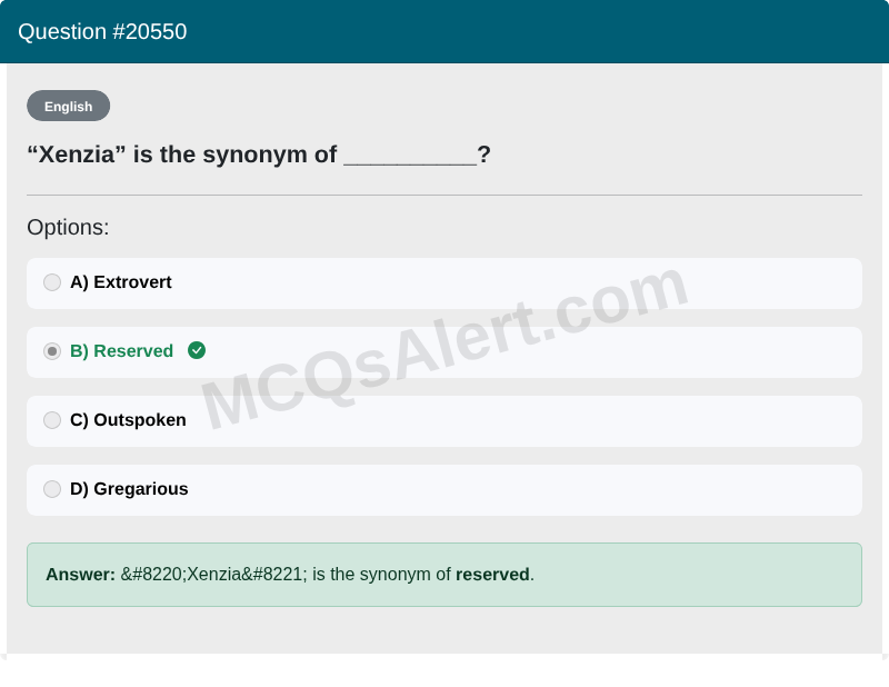 Question Screenshot