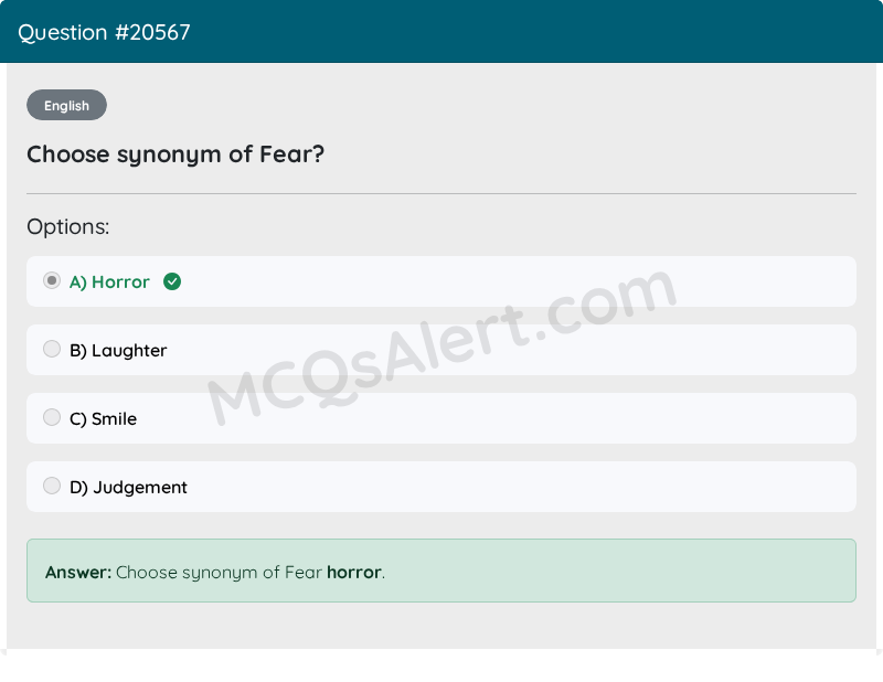 Question Screenshot