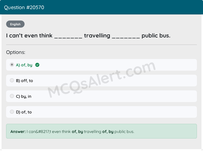 Question Screenshot