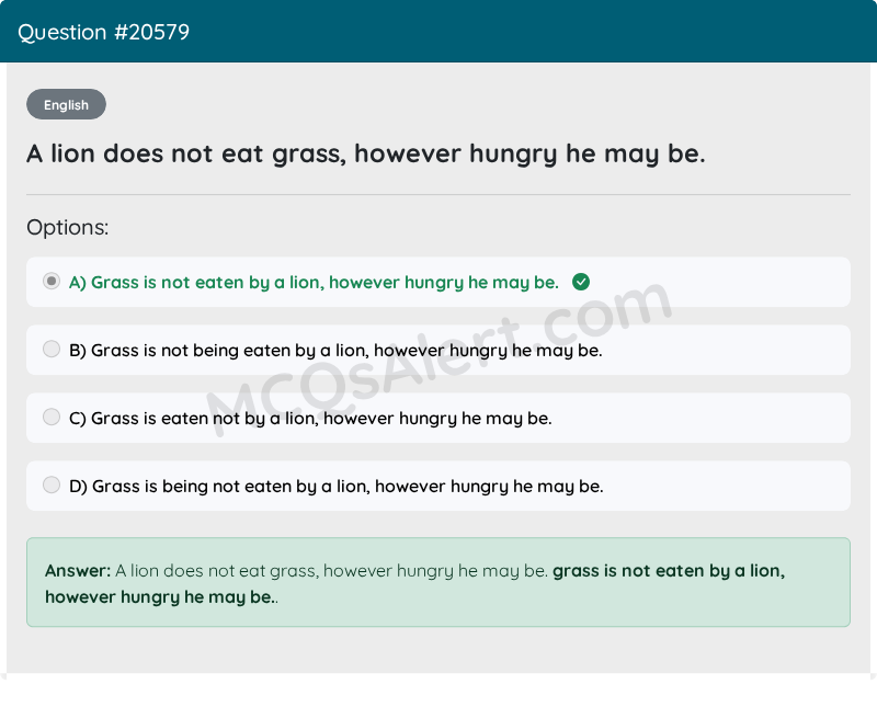 Question Screenshot