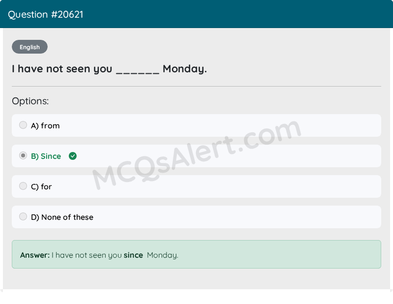 Question Screenshot