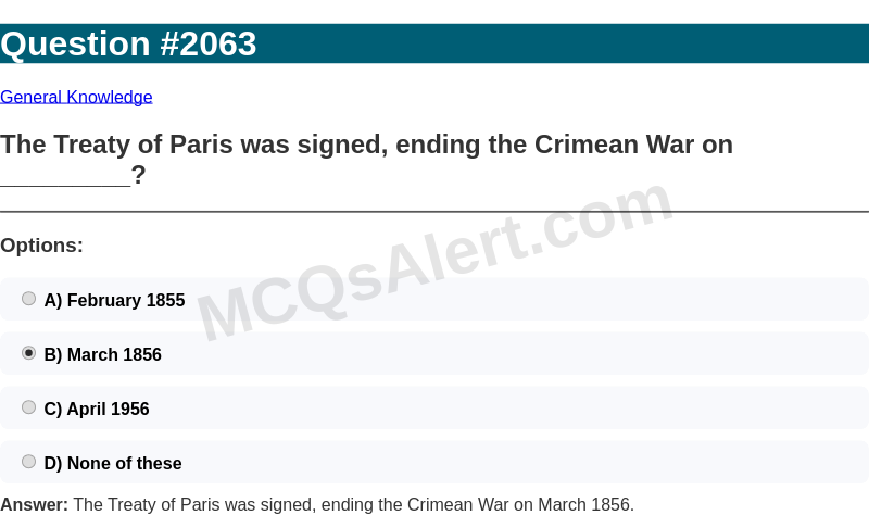 Question Screenshot