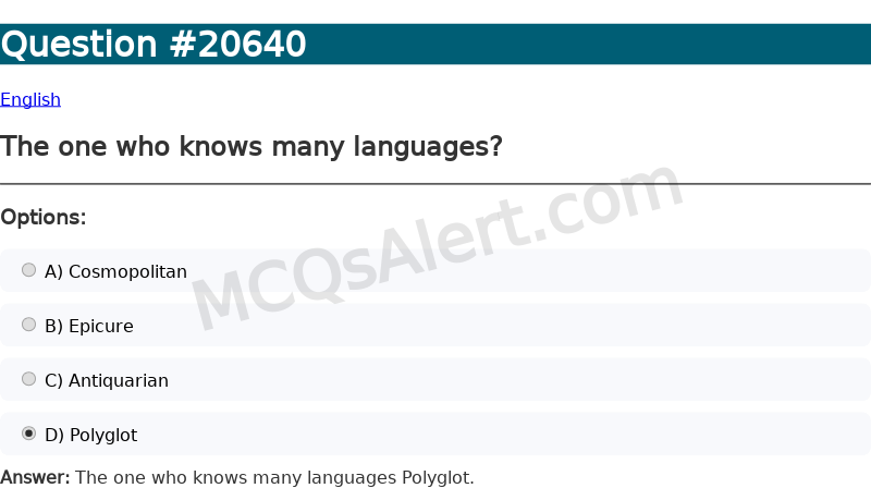 Question Screenshot