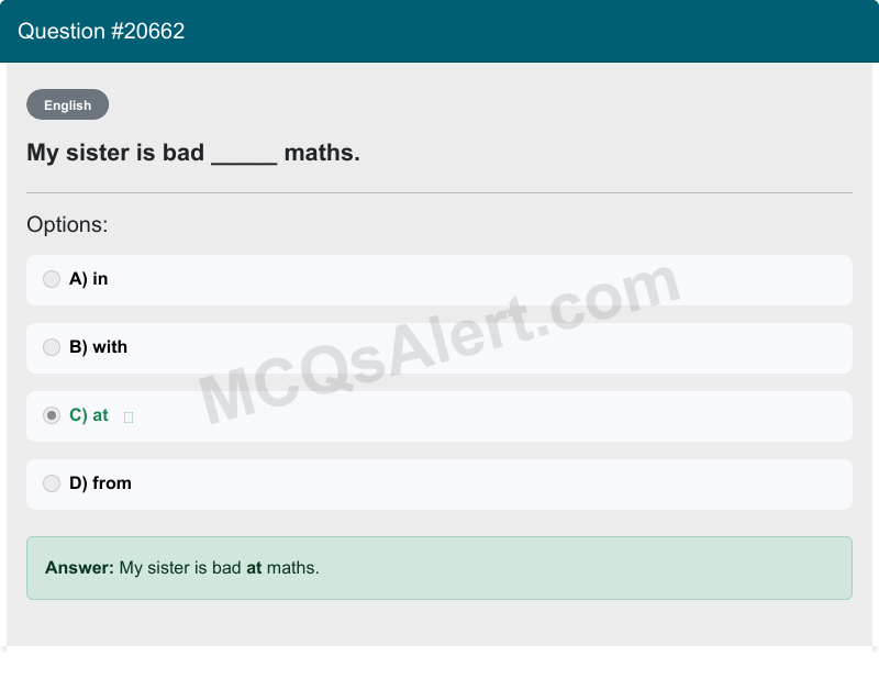 Question Screenshot
