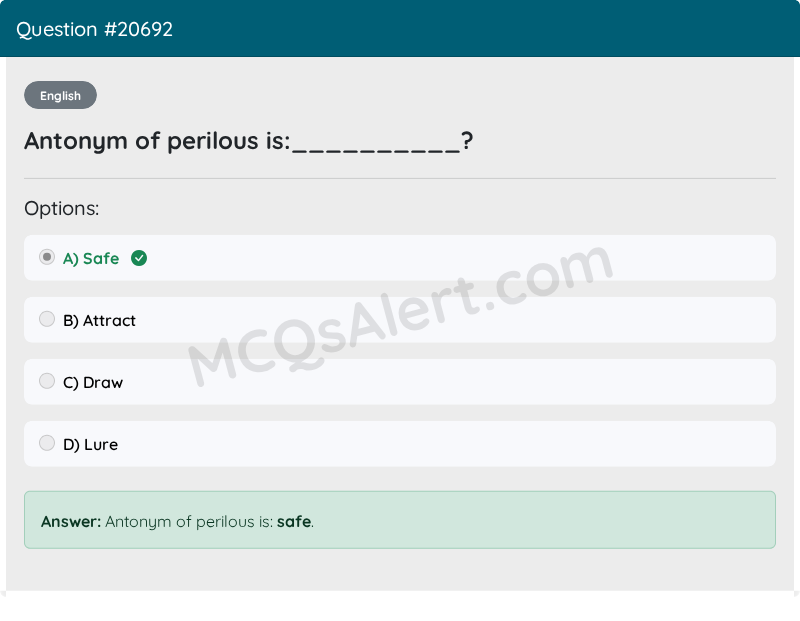 Question Screenshot