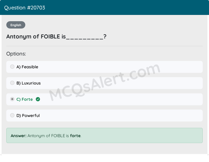 Question Screenshot
