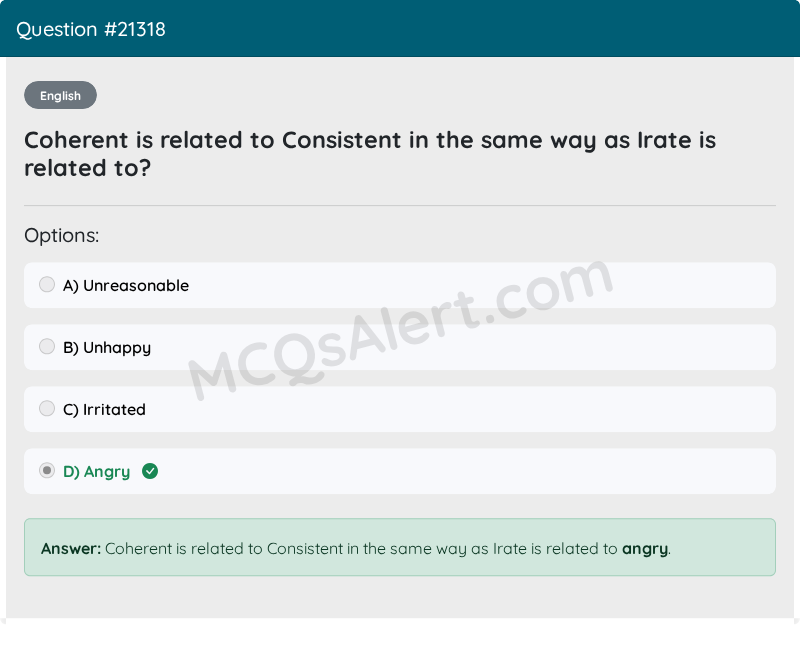 Question Screenshot
