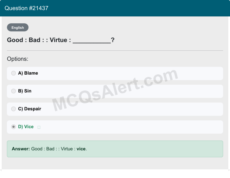 Question Screenshot