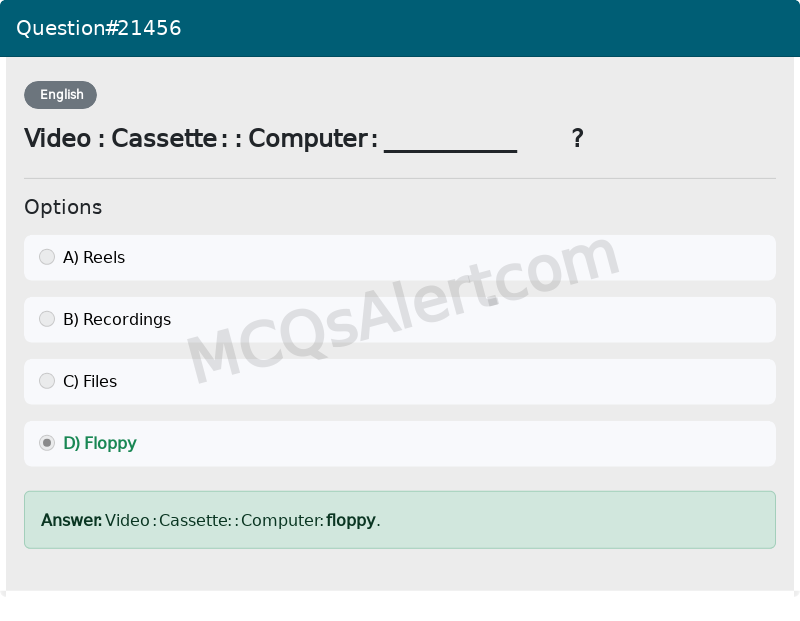 Question Screenshot