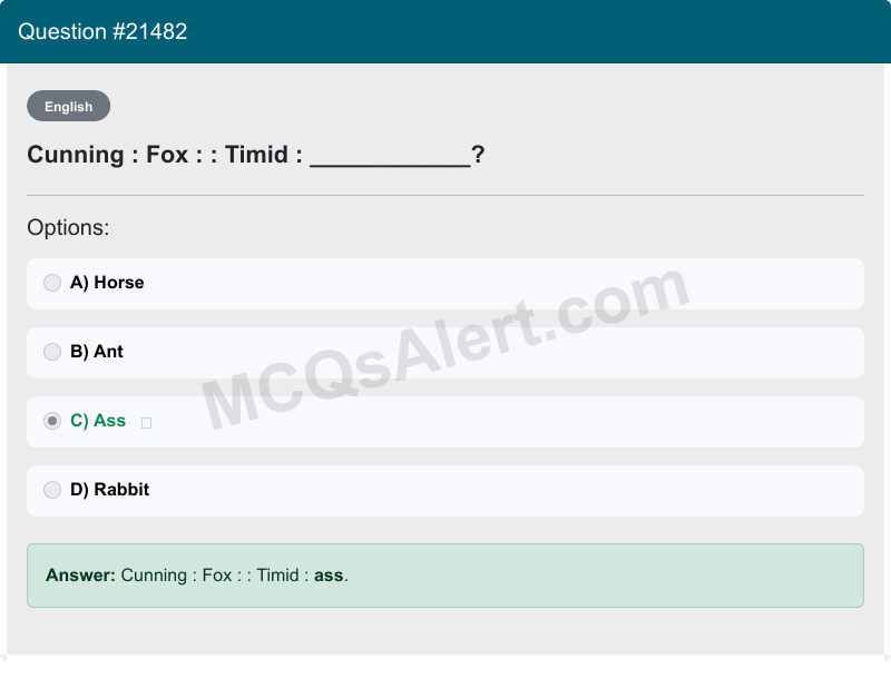 Question Screenshot