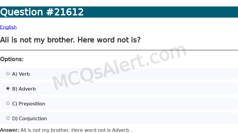 Question Screenshot