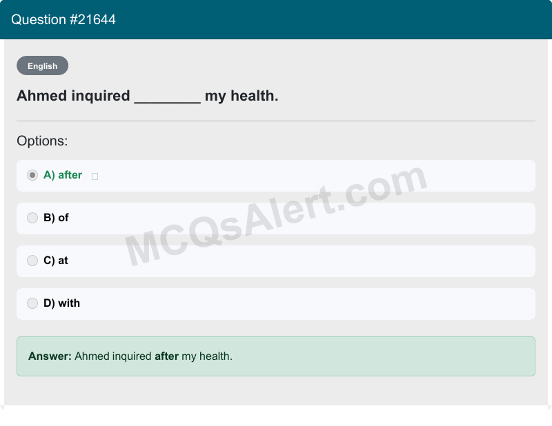 Question Screenshot