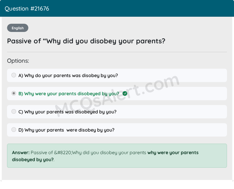 Question Screenshot