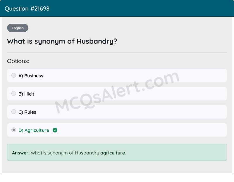Question Screenshot