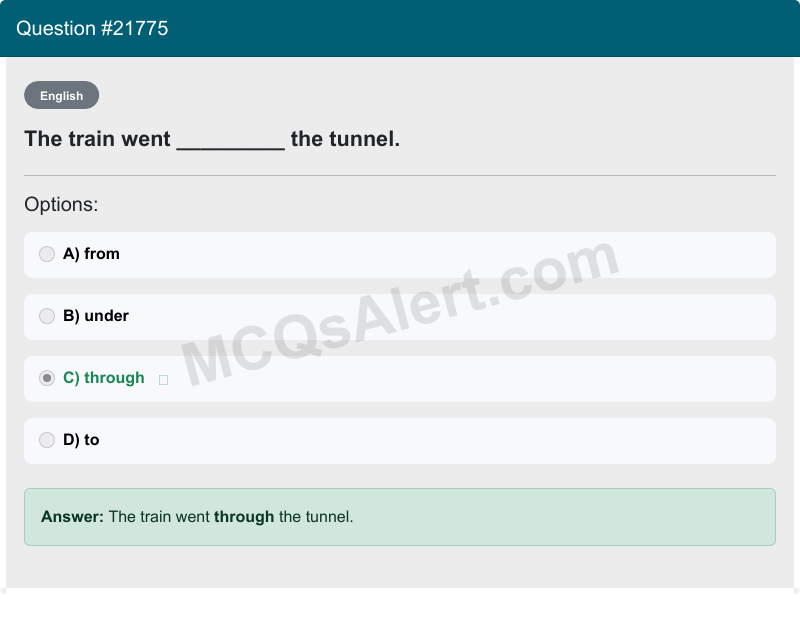 Question Screenshot